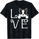 Boston Terrier Love Dog Owner Boston Terrier Puppy T-Shirt - T-Shirt | Black