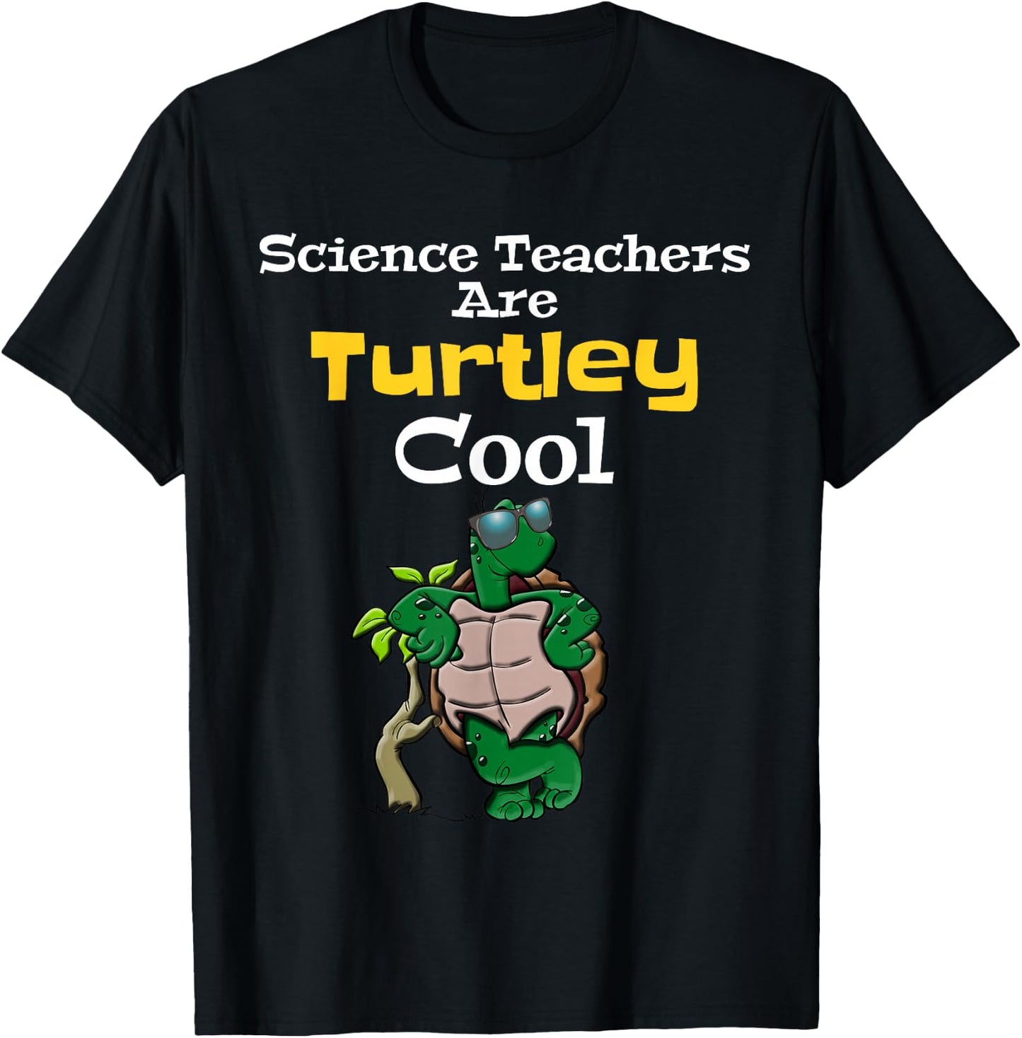 Science Teachers Gifts School Employee Shirts Turtle Lover T-Shirt - T-Shirt | Black
