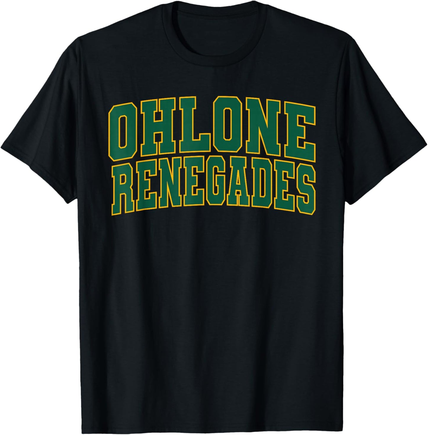 Ohlone College Renegades Apparel Sports Fan T-Shirt - T-Shirt | Black