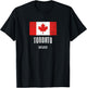 City of Toronto - Canada | Canadian Flag Souvenir T-Shirt - T-Shirt | Black