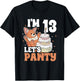 I'm 13 bday Dog party Kids 13th Birthday Corgi Dog T-Shirt - T-Shirt | Black
