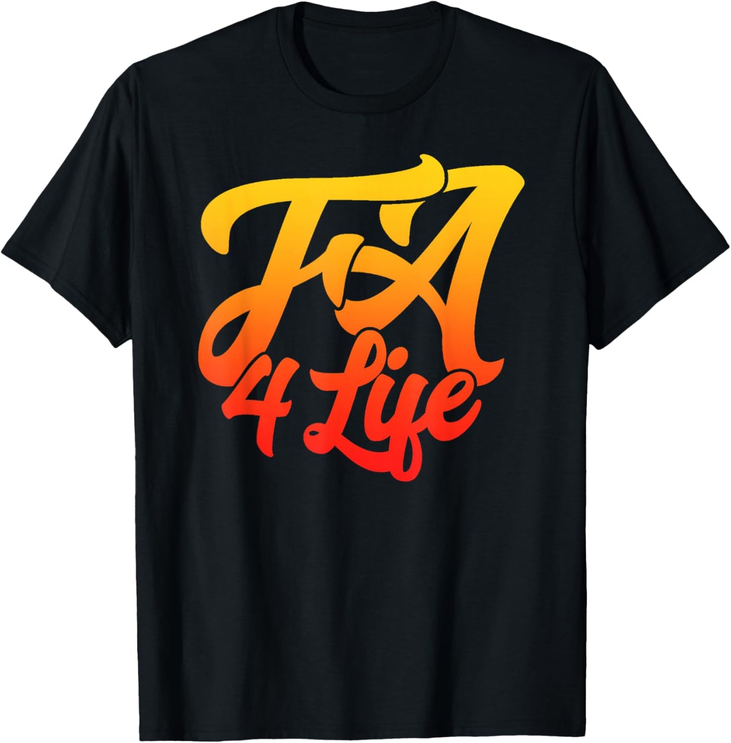 FA 4 LIFE - Coach Gang Wear - Black Graphic - Vintage Logo T-Shirt - T-Shirt | Black