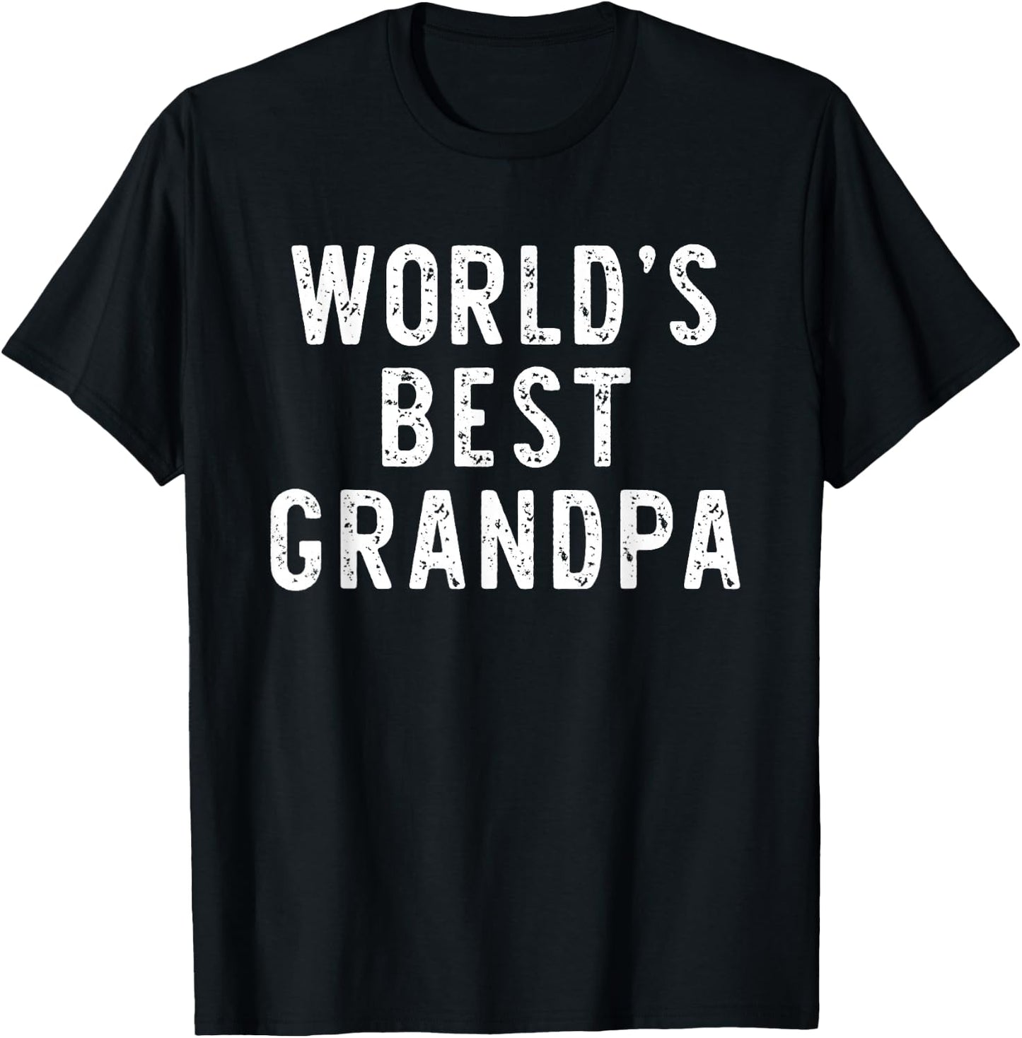 World's Best Grandpa Funny Family T-Shirt - T-Shirt | Black
