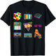 80's Retro Fashion Throwback Culture Disco Music Party Lover Short Sleeve T-Shirt - T-Shirt | Black