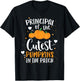 Principal Of The Cutest Pumpkins In The Patch Halloween T-Shirt - T-Shirt | Black
