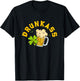 Drunkass / Funny Couple Matching St. Patrick’s Day T-Shirt - T-Shirt | Black