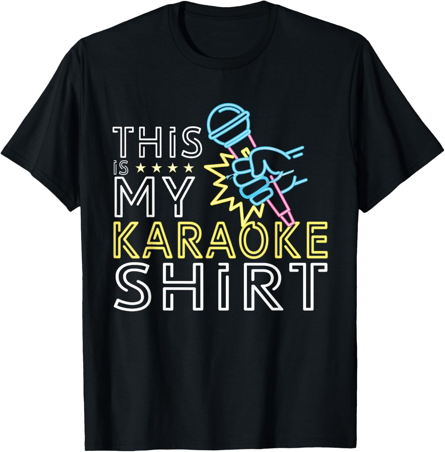 This is my karaoke shirt gift T-Shirt - T-Shirt | Black