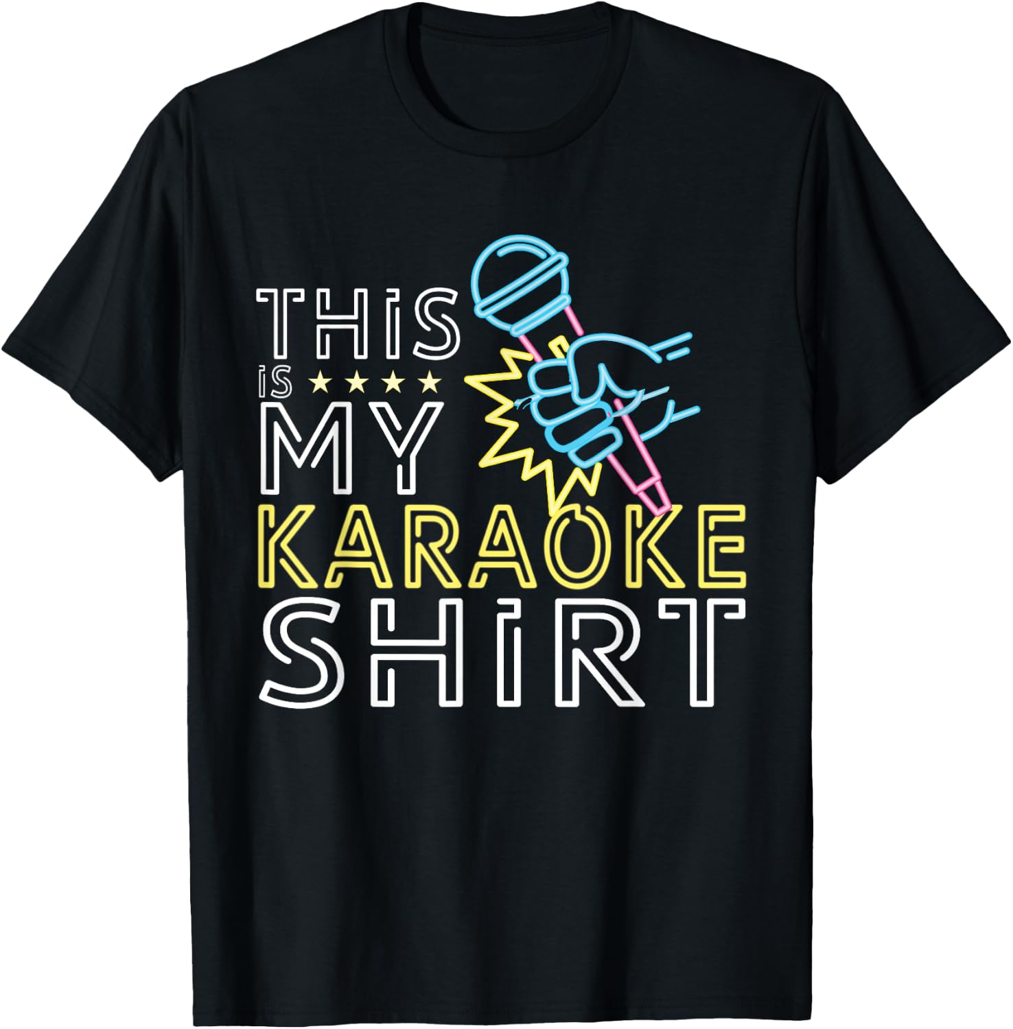 This is my karaoke shirt gift T-Shirt - T-Shirt | Black