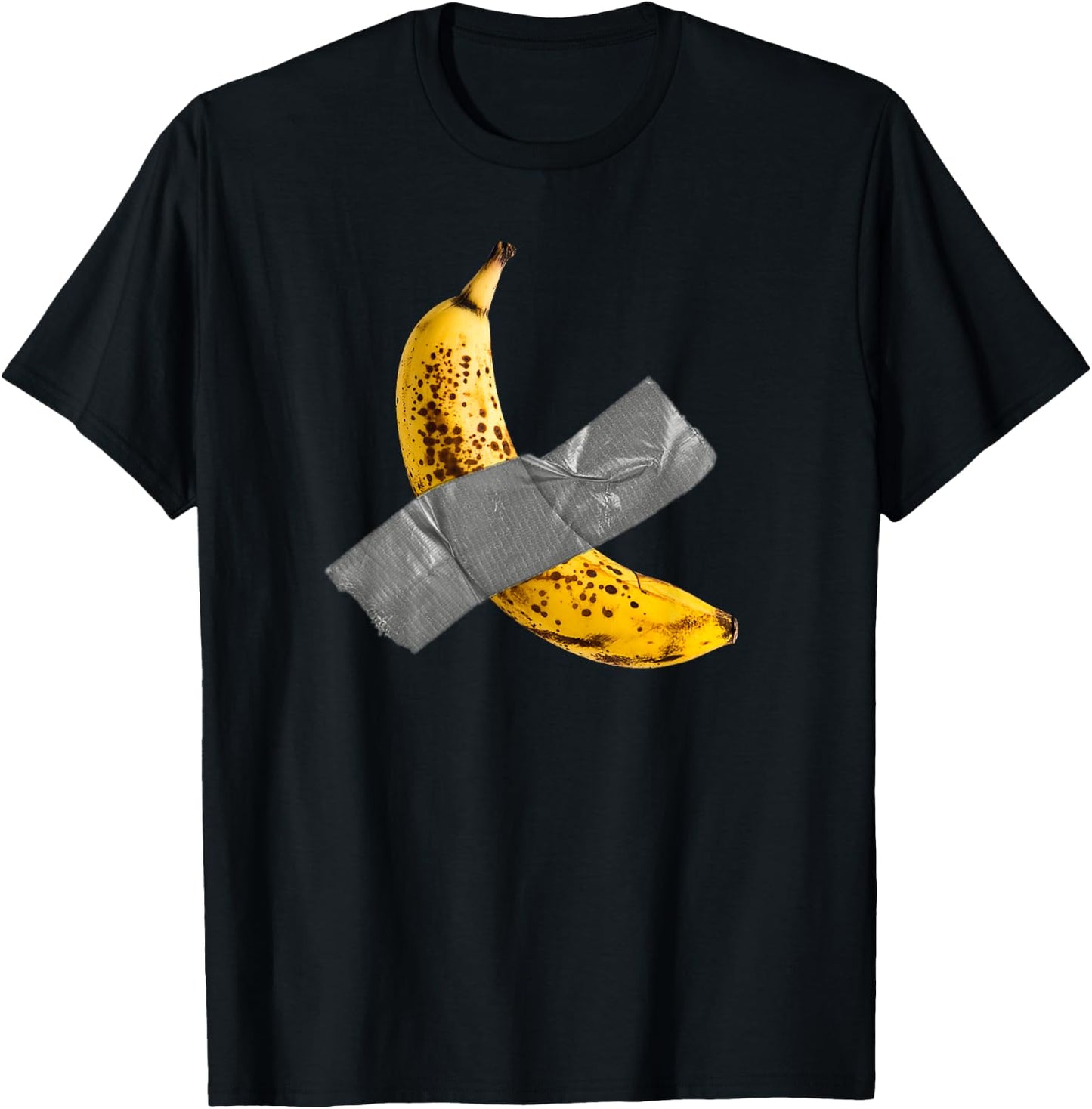Duct-Tape Banana Hungry Artist $120,000 Duck-Tape Banana Art T-Shirt - T-Shirt | Black