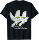 Two Turtle Doves 12 Days Christmas Song Funny Gift T Shirt T-Shirt - T-Shirt | Black