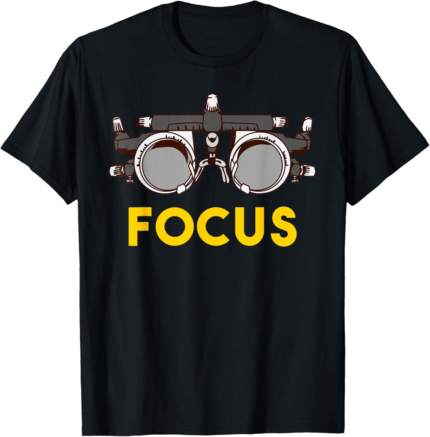 Born to Be an Optometrist | Phoropter Gift Funny Eye Oculist T-Shirt - T-Shirt | Black