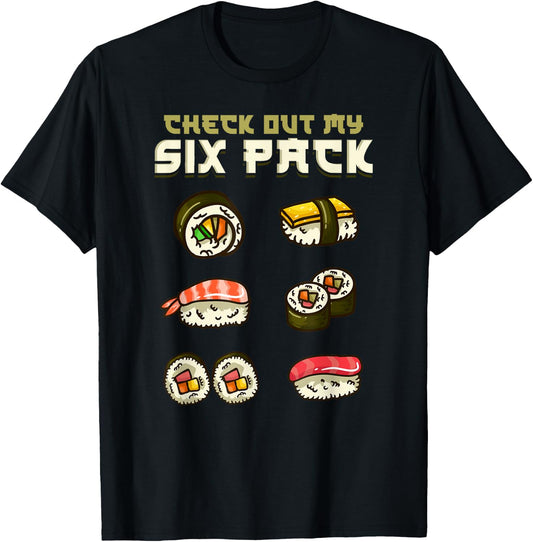 Sushi Japanese Gym T-Shirt - T-Shirt | Black