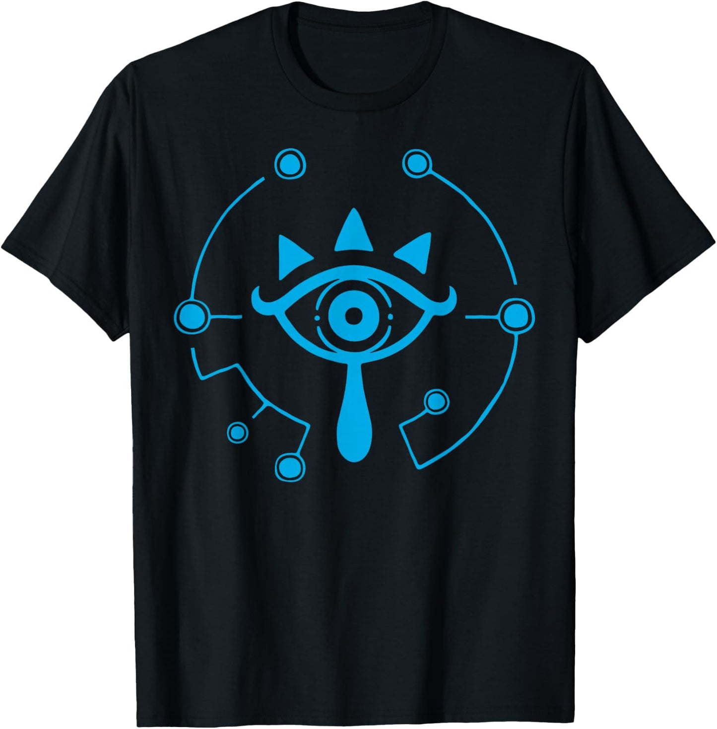 The Legend Of Zelda Breath Of The Wild Sheikah Eye T-Shirt - T-Shirt | Black
