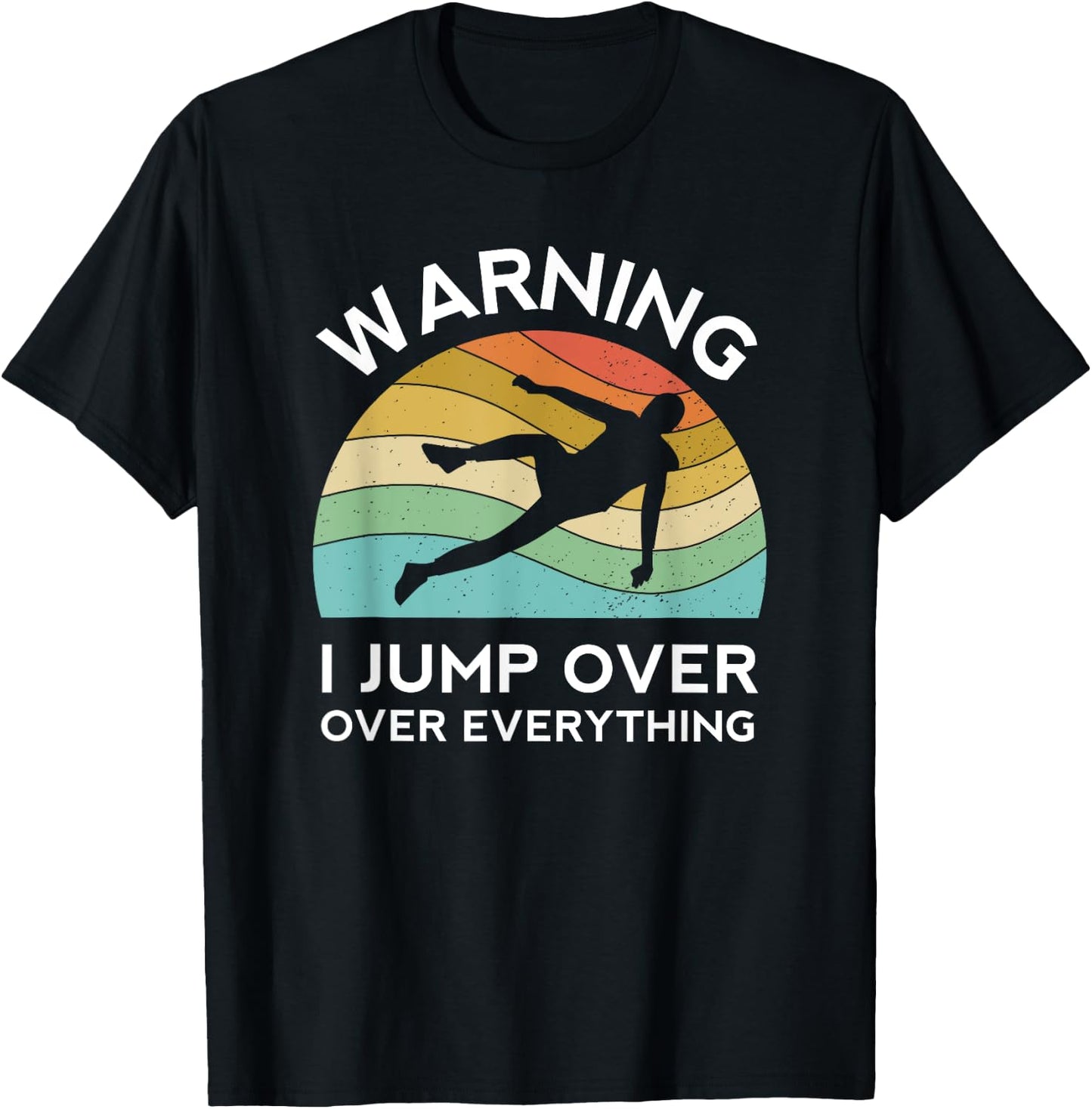 Parkour Free Running Training Traceur Retro Boys Sport Flip T-Shirt - T-Shirt | Black