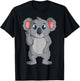 Koala Girls Boys Women Kids T-Shirt - T-Shirt | Black