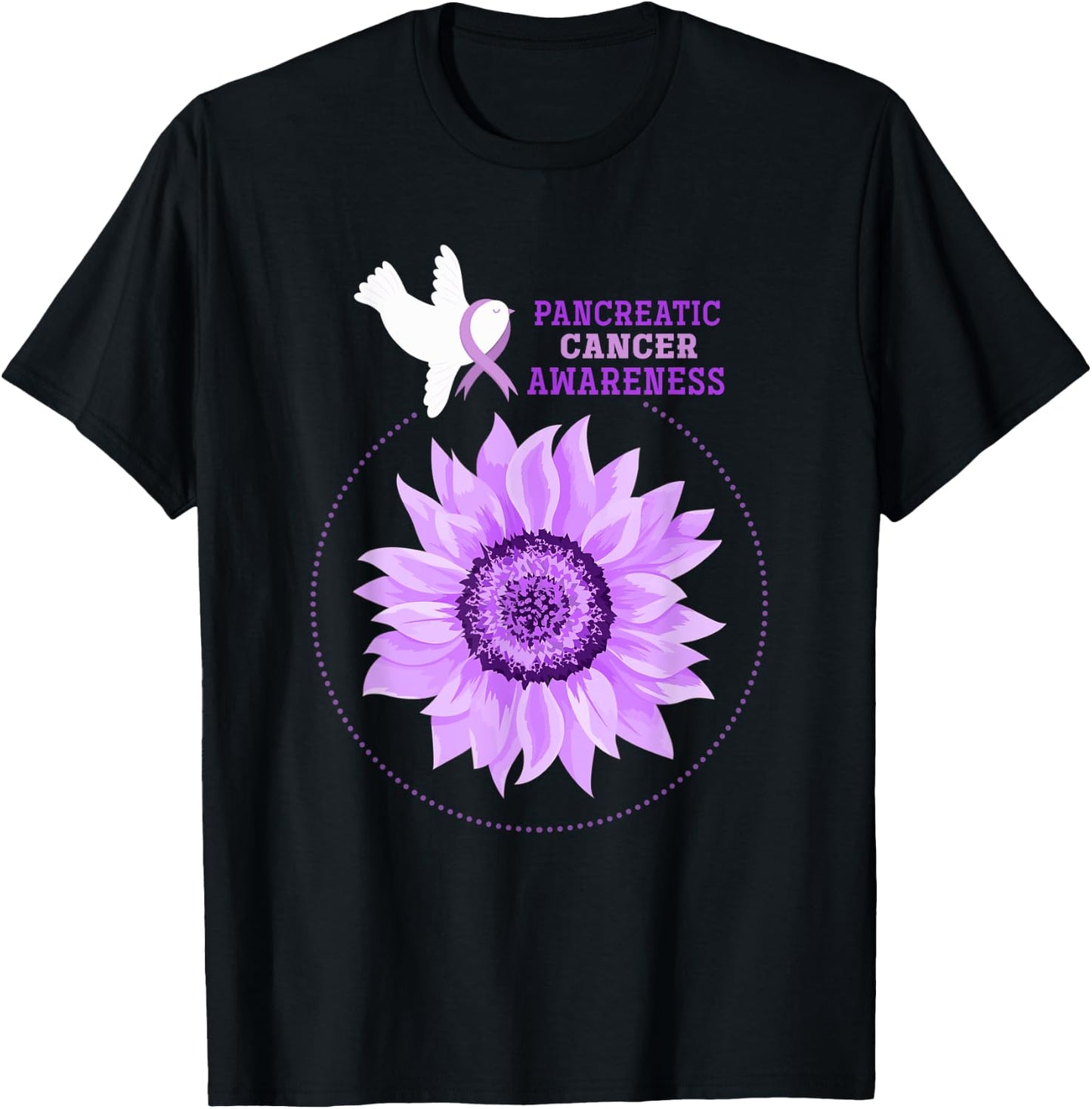 Pancreatic Cancer Awareness T-Shirt - T-Shirt | Black