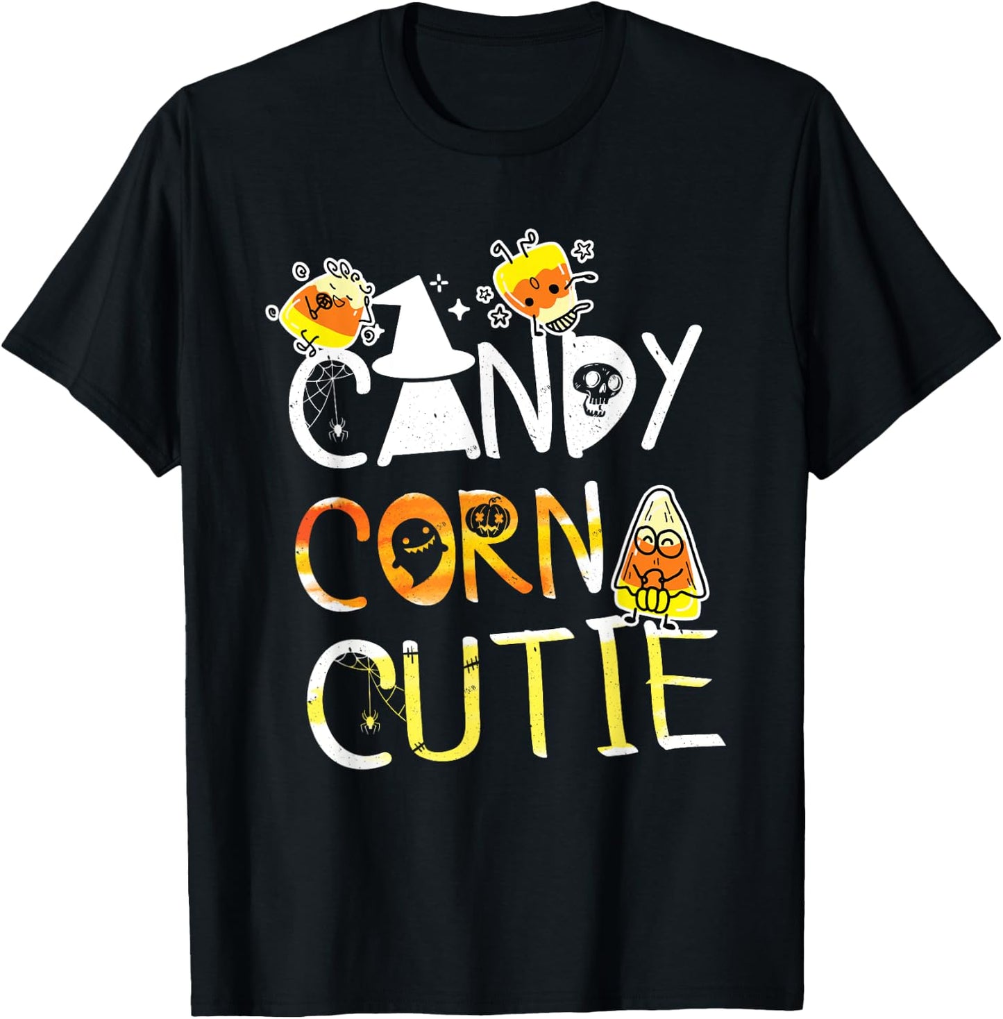 Candy Corn Cutie - Halloween Costume - 2020 National Day T-Shirt - T-Shirt | Black