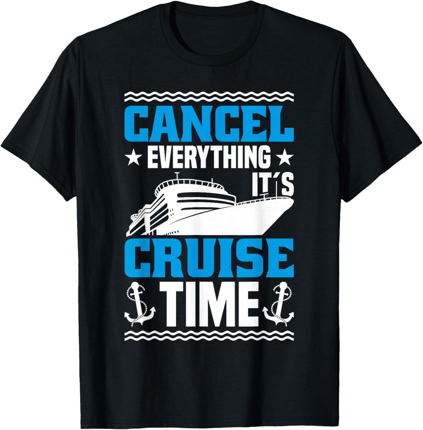 Cruising Ship Vacation Party & Family Cruising Crew Cruise T-Shirt - T-Shirt | Black