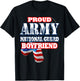 USA Proud Army National Guard Boyfriend Shirt Men T-Shirt - T-Shirt | Black