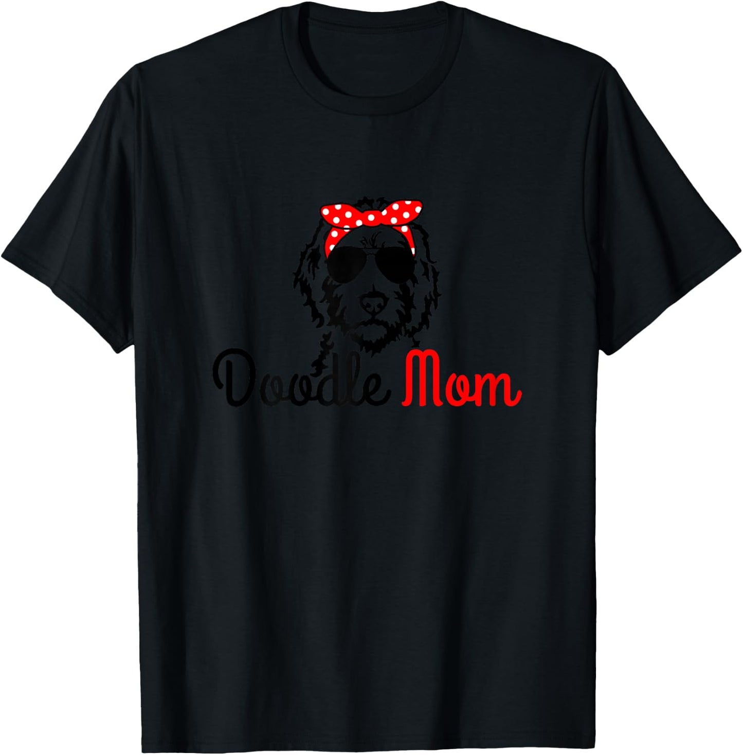 Doodle Mom Goldendoodle Labradoodle Dog Golden Doodle Gift T-Shirt - T-Shirt | Black