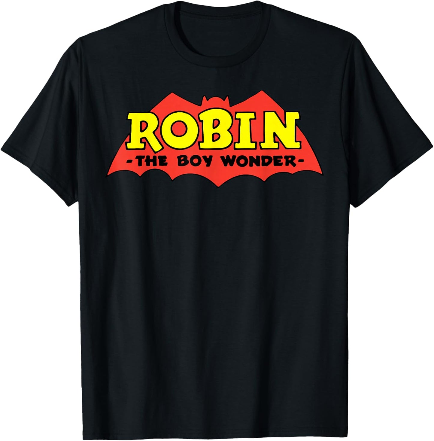 DC Comics Robin The Boy Wonder Classic Logo T-Shirt - T-Shirt | Black