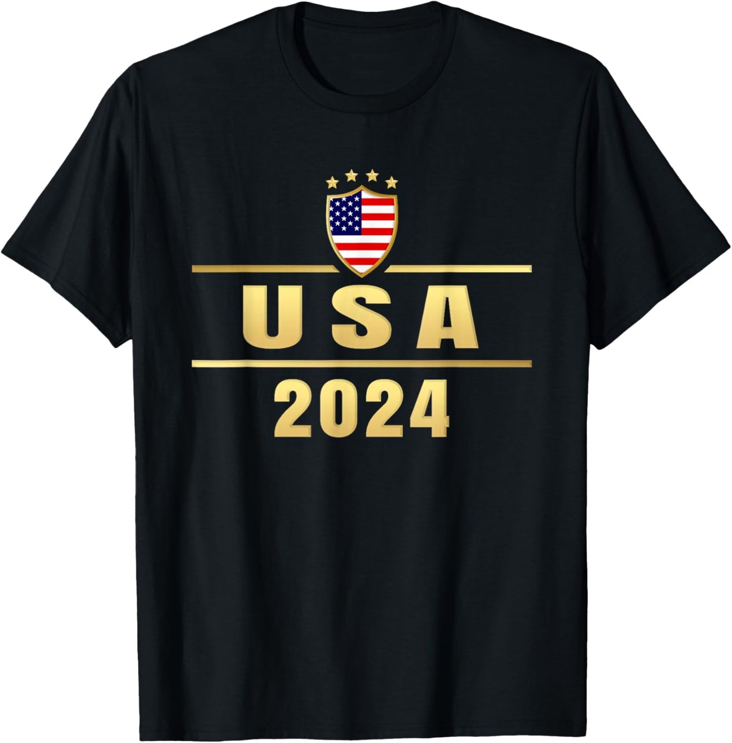 USA 2024 United States Summer Sport USA Team 2024 USA T-Shirt - T-Shirt | Black