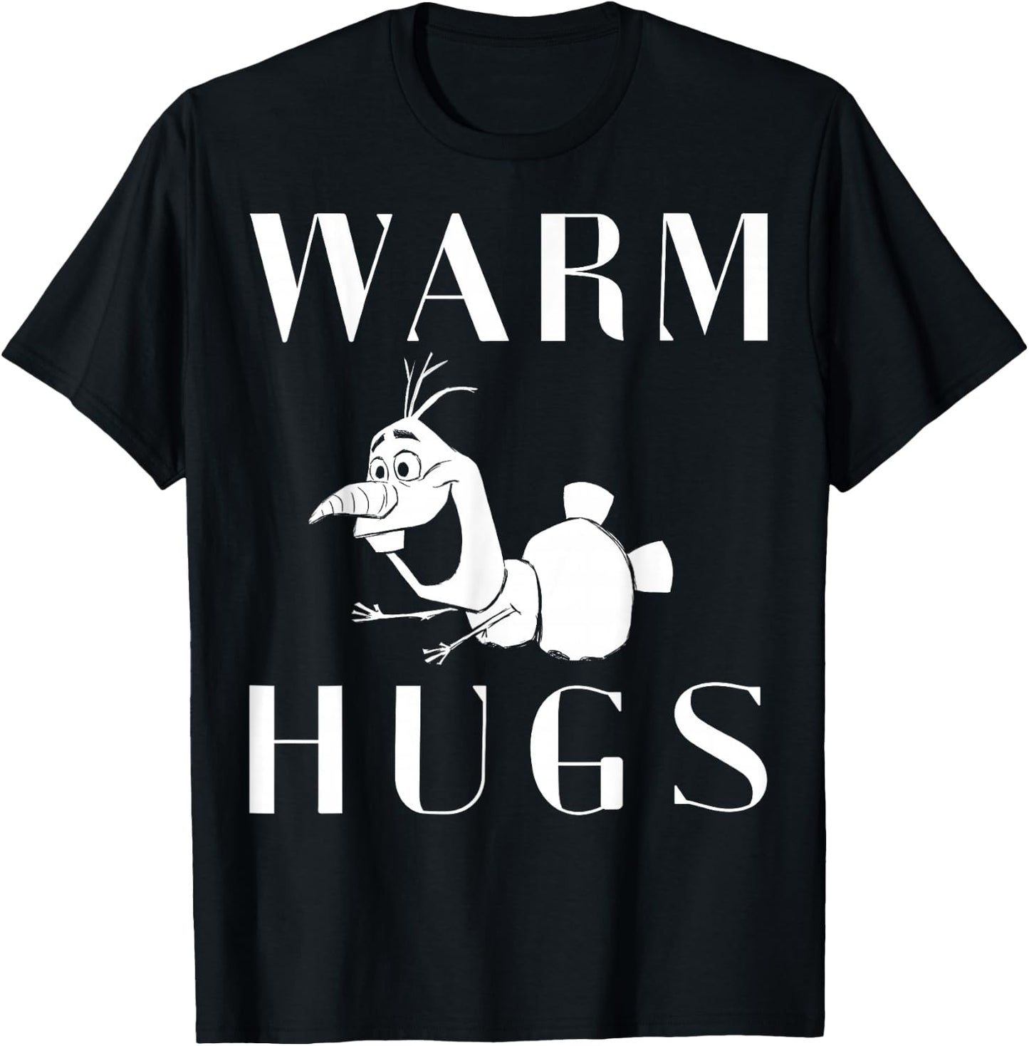 Disney Frozen 2 Olaf Happy Warm Hugs T-Shirt - T-Shirt | Black