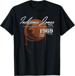 Lucasfilm Indiana Jones and The Dial of Destiny 1969 Again T-Shirt - T-Shirt | Black