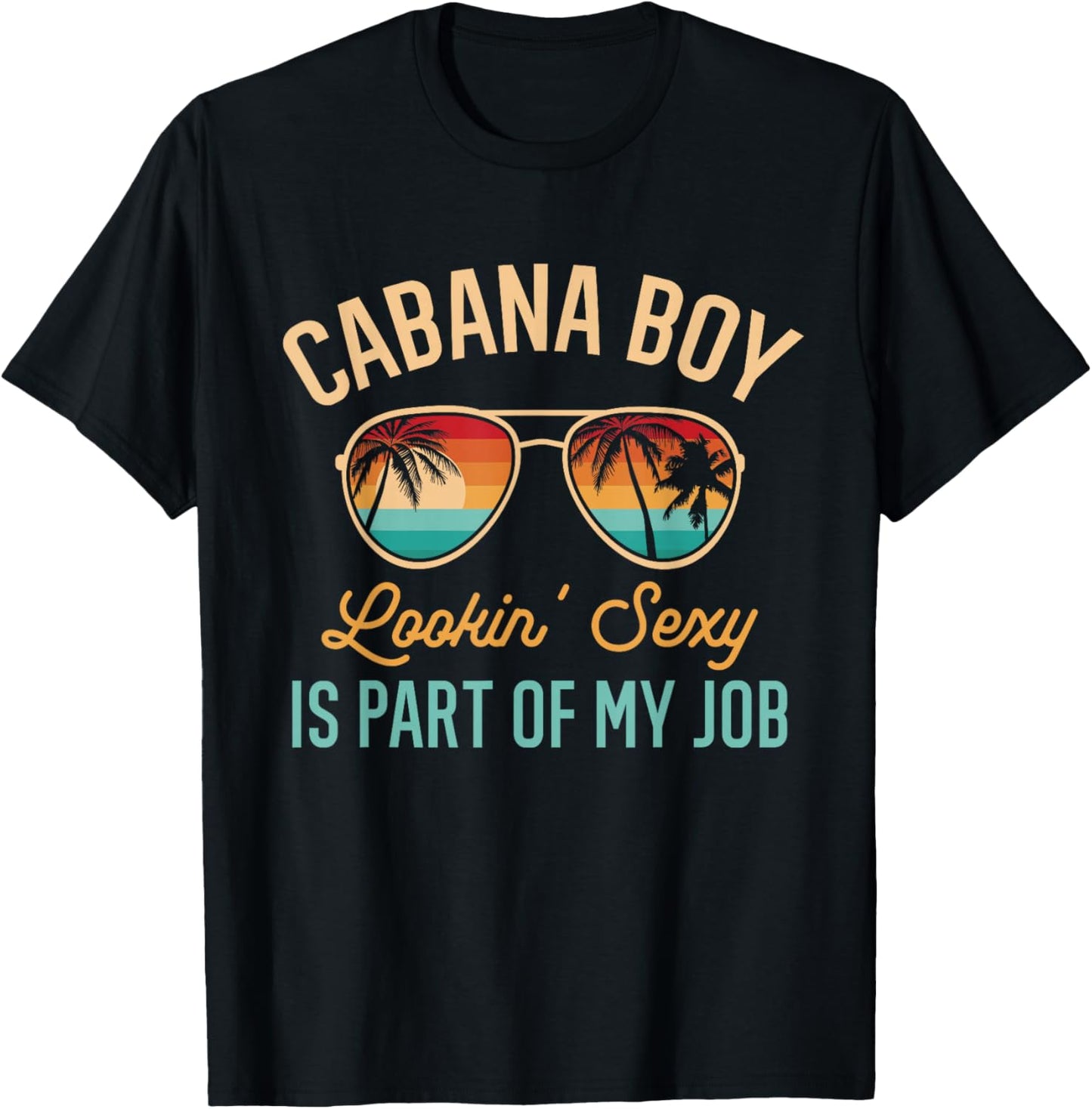 Cabana Boy Beach Bartender Sexy Cabana Boy T-Shirt - T-Shirt | Black