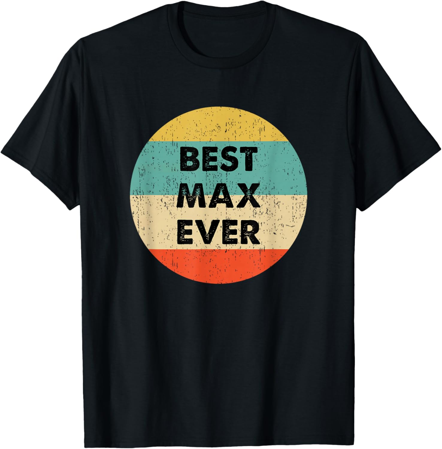 Max Name T-Shirt - T-Shirt | Black