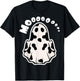 Ghost Cow Moo Boo - Funny Cow Ghost T-Shirt - T-Shirt | Black