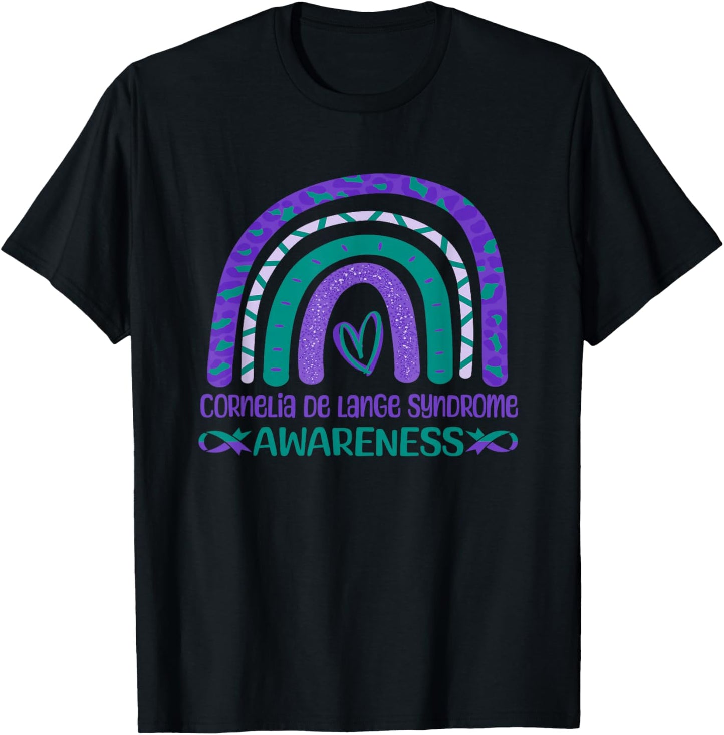 Cornelia De Lange Syndrome Awareness T-Shirt - T-Shirt | Black