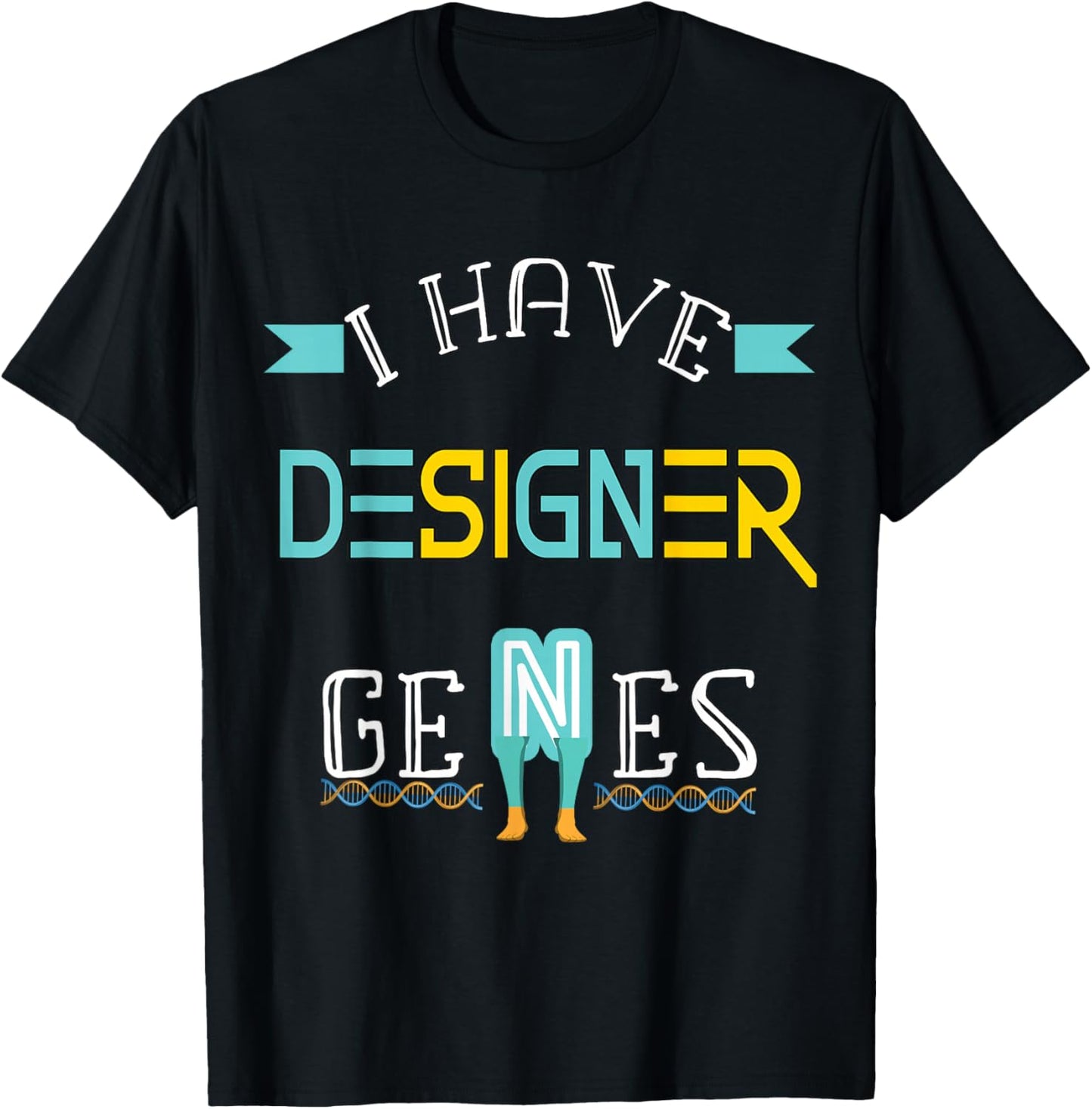 Down Syndrome Gift Teens Teenage Girls Boys DS Awareness T-Shirt - T-Shirt | Black