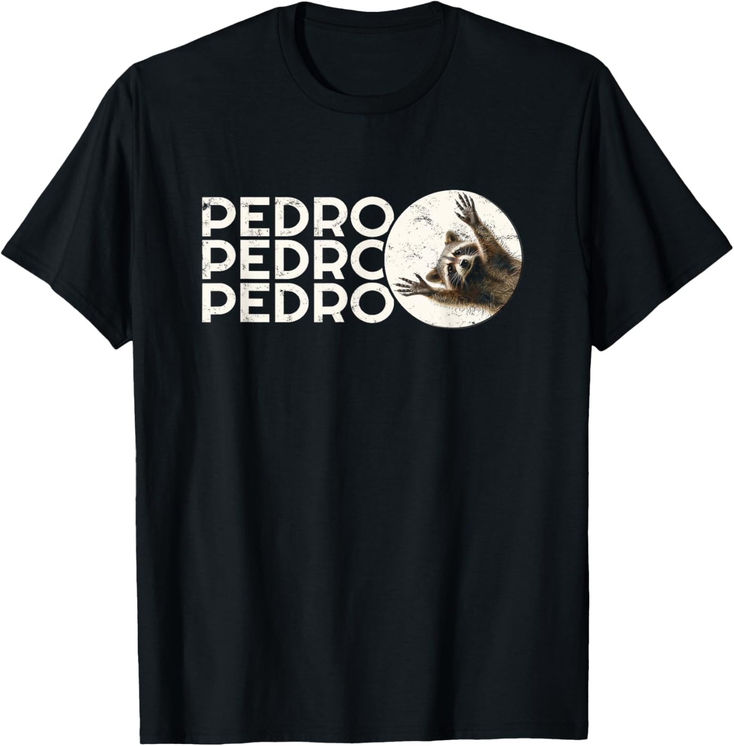 Lustiges Waschbär Meme - Pedro Waschbär T-Shirt - T-Shirt | Black