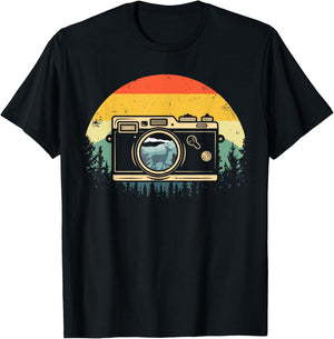 Cool Photography Women Photographer Camera Lover T-Shirt - T-Shirt | Black