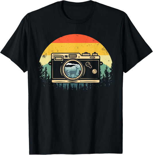 Cool Photography Women Photographer Camera Lover T-Shirt - T-Shirt | Black
