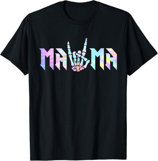 Mama Of The Bad Two the Bone Birthday 2 Years Old Birthday T-Shirt - T-Shirt | Black