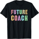 Tiny FUTURE COACH In Training Sports Wellness Trainer Girl T-Shirt - T-Shirt | Black
