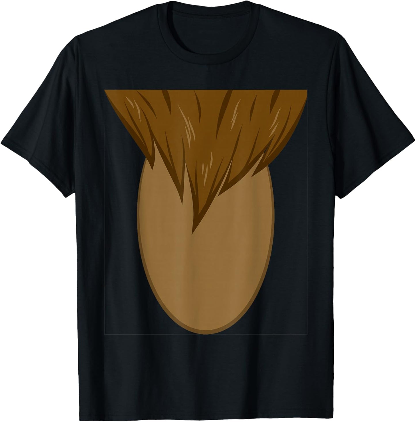 Costume Animal Belly Halloween Costume Lion T-Shirt - T-Shirt | Black