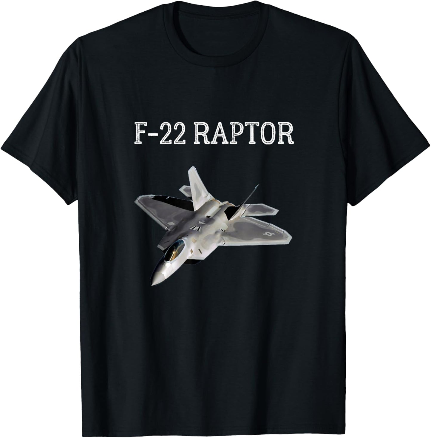 F-22 F22 Raptor Cool Fighter Jet F22 Raptor Jet T-Shirt - T-Shirt | Black