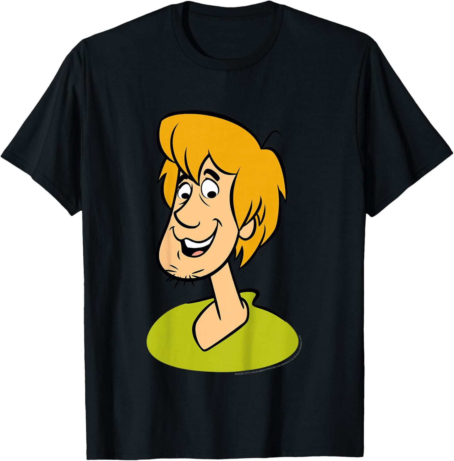 Kids Scooby Doo Shaggy Large Portrait T-Shirt - T-Shirt | Black
