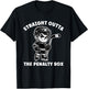 Youth Ice Hockey Funny Straight Outta Penalty Box Boys T-Shirt - T-Shirt | Black