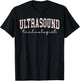 Floral Ultrasound Technologist Graduation Flower Sonographer T-Shirt - T-Shirt | Black