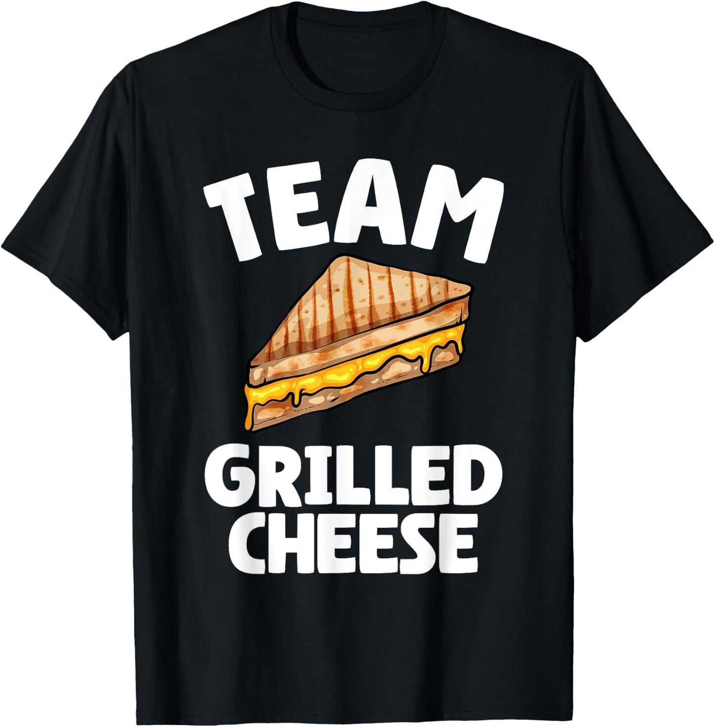 Grilled Cheese Design Women Grilled Cheese Sandwich T-Shirt - T-Shirt | Black