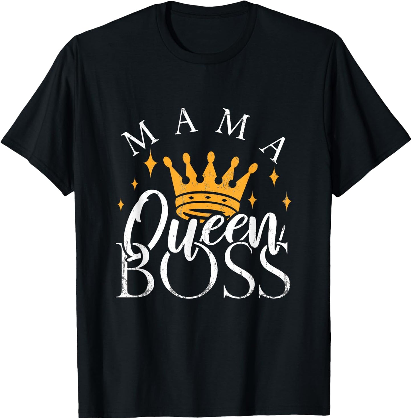 Boss Mommy Shirt Funny Mothers Day Gift Mama Queen Perfect T-Shirt - T-Shirt | Black