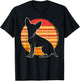 Retro Chihuahua Christmas Birthday Gift Chihuahua Dog Lovers Women Kids T-Shirt - T-Shirt | Black