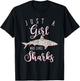 Sea Monster Lover Women Girls Kids Gift Shark T-Shirt - T-Shirt | Black