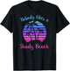 NOBODY LIKES A SHADY BEACH Vacation Funny Sarcasm Pun Quote Women T-Shirt - T-Shirt | Black