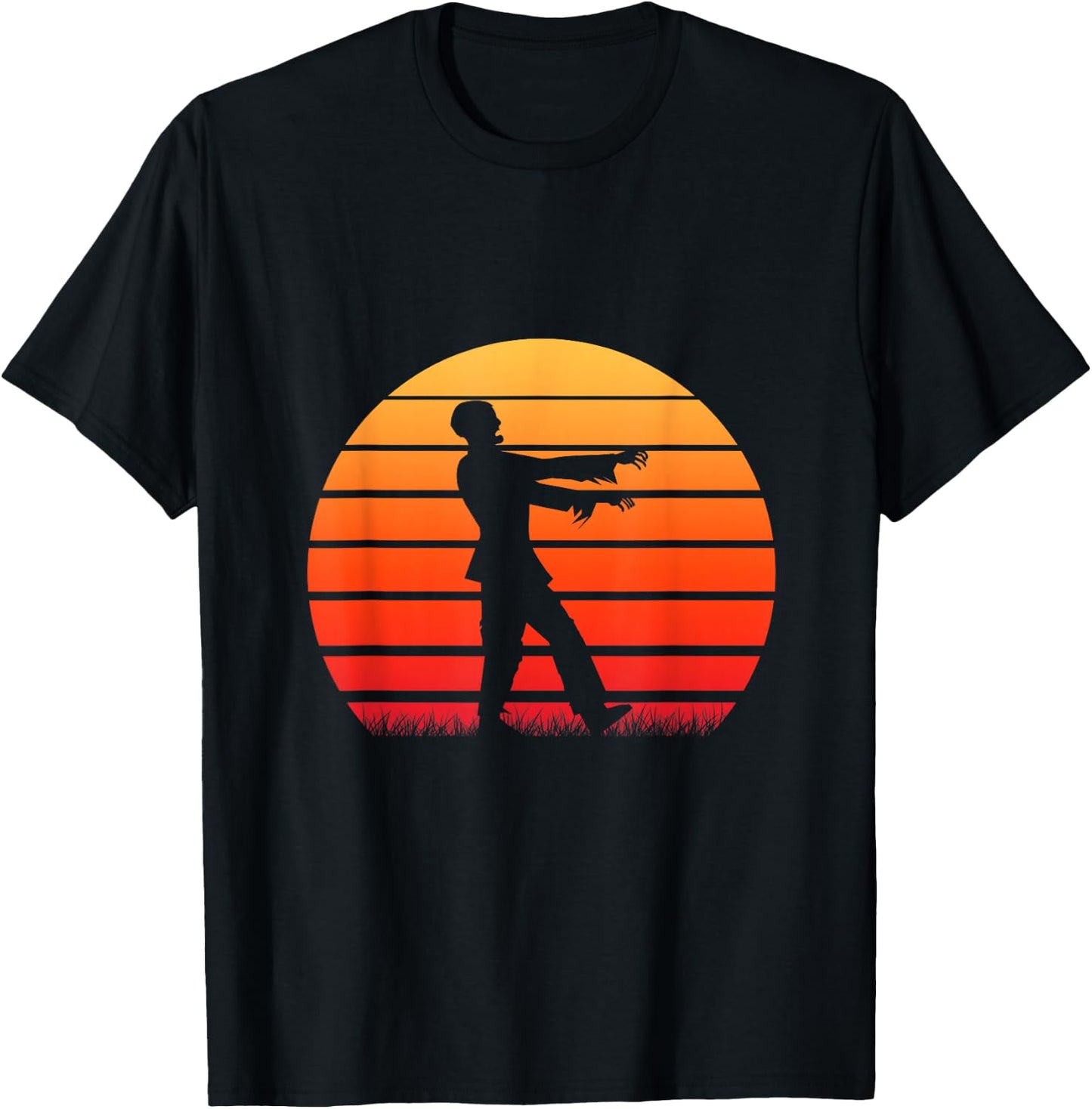 Retro Monster Walk Horror Monster Party T-Shirt - T-Shirt | Black