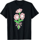 Kewpie Baby Flower Bouquet Spring Flowers T-Shirt - T-Shirt | Black